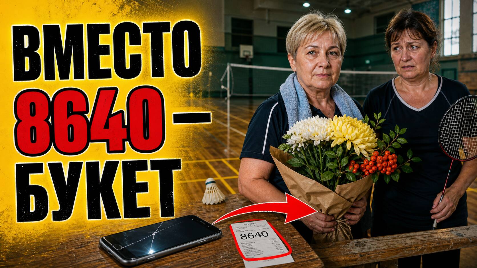 Обложка литературной истории «Через неделю вместо 8640 рублей Лариса принесла букет. Нина взяла цветы — квитанцию не убрала»