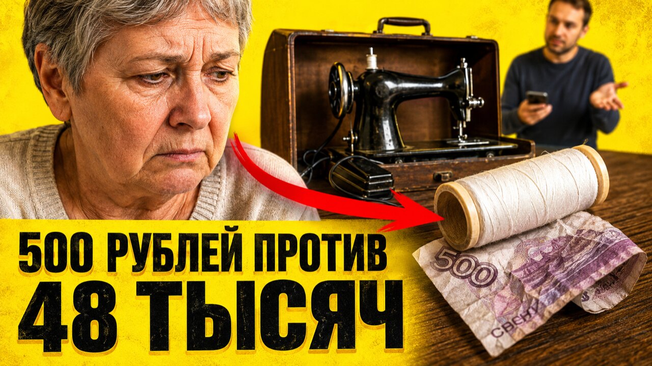 Обложка литературной истории «Под катушкой лежали 500 рублей. Из-за этой купюры Ольга отказалась от предложения на 48 тысяч»