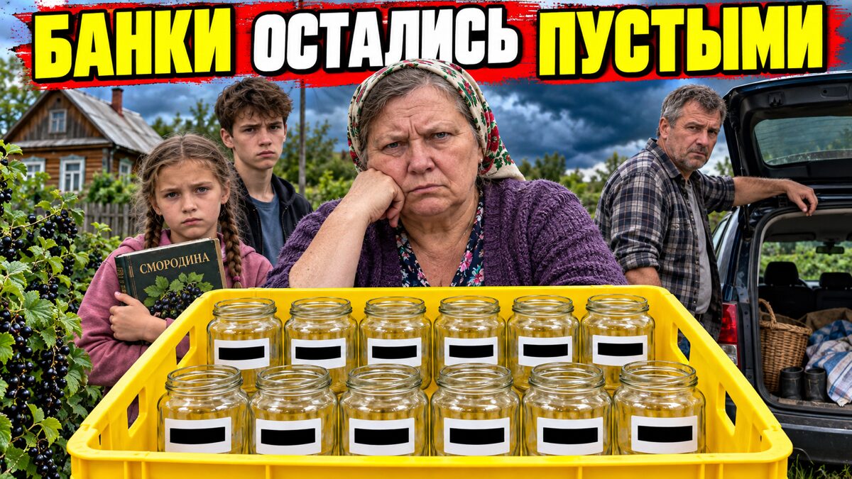 Обложка литературной истории «Брат освободил детей от грядок — и привёз банки со своим именем. Нина оставила их пустыми»