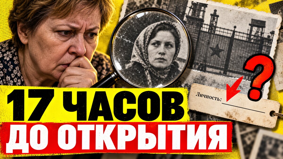 Обложка литературной истории «До открытия музея оставалось 17 часов. Вера сняла имя бабушки со старого фото — и открыла запрос З-17»