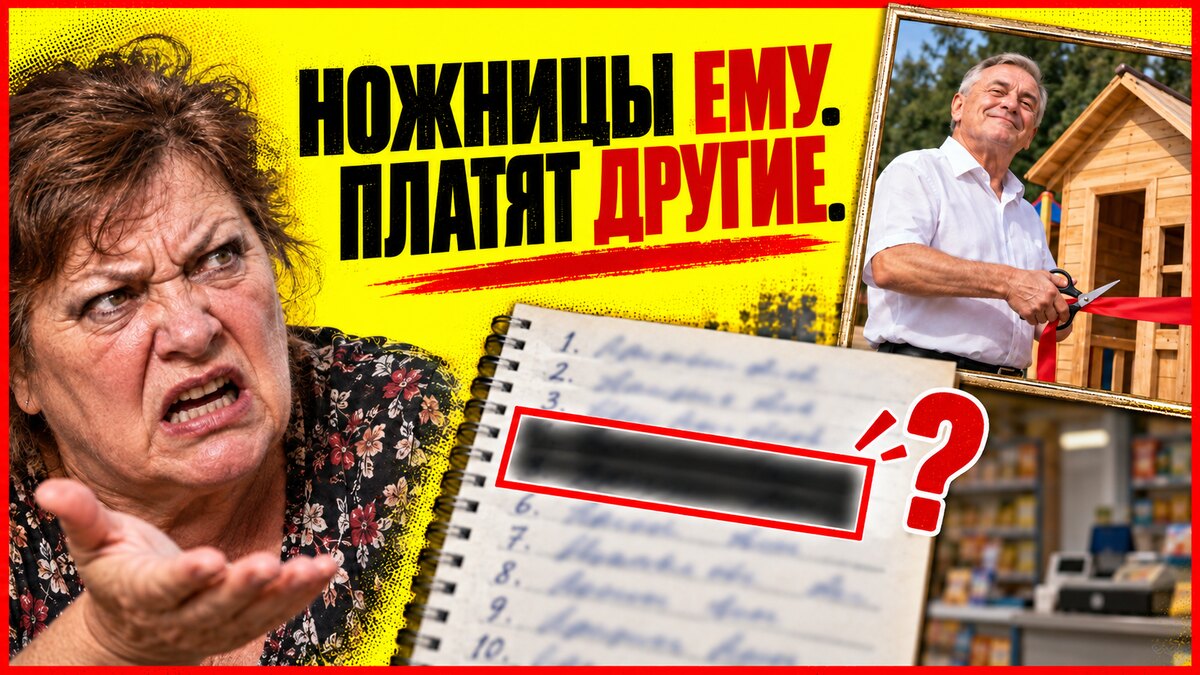 Обложка литературной истории «Сосед первым разрезал ленту у детского домика. Осенью Надежда показала список, где его имени не было»