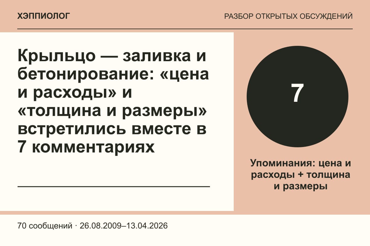 Крыльцо — заливка и бетонирование: «цена и расходы» и «толщина и размеры» встретились вместе в 7 комментариях